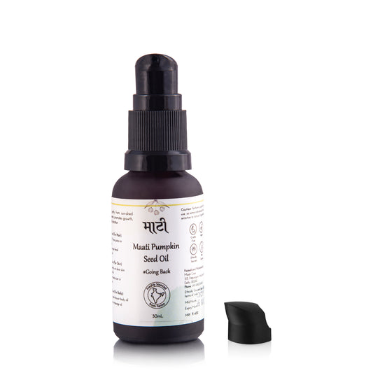 Pumpkin seed oil | Wood pressed raw unrefined | Nourishes hair and skin | Quantity: 30mL