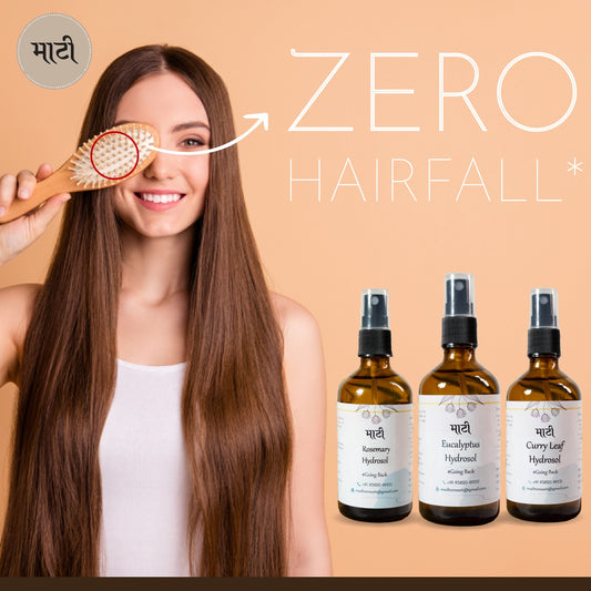 Hair Growth Combo- Rosemary Hydrosol + Eucalyptus Hydrosol + Curry Leaf Hydrosol