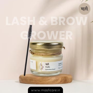 Vridhi: Lash and Brow Grower | EyeLash, Lashes & Eyebrows Hair Growth | Natural Care | 100% Pure