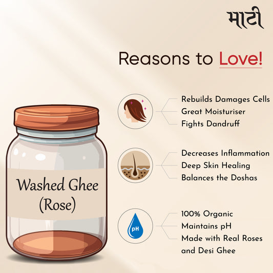 Washed Ghee Rose | Night Repair Formula | Repairs skin barrier