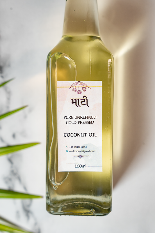 Coconut oil |  Undiluted wood pressed | Conditions hair and skin