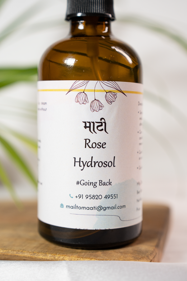 Rose Hydrosol for Hairs | 100% pure Rose distillate | Refreshes scalp